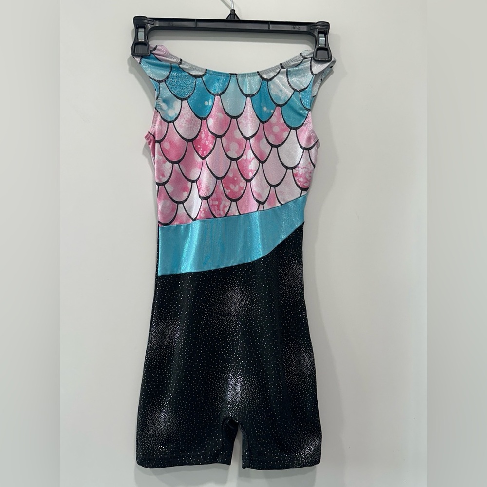 Enjoy Dancing | Girls Mermaid Gymnastics Leotard/Biketard, size 150 (12)